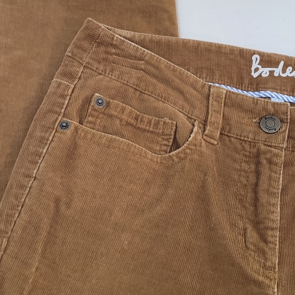 Boden Corduroy Slim Straight Jeans - Size 4 - Picture 5 of 10
